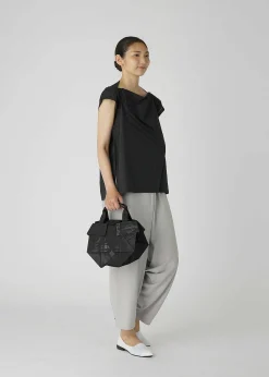 ISSEY MIYAKE 132 5. Standard Bag 6 Black Luster Clearance