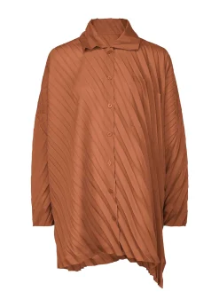 ISSEY MIYAKE Angle Pleats Shirt New