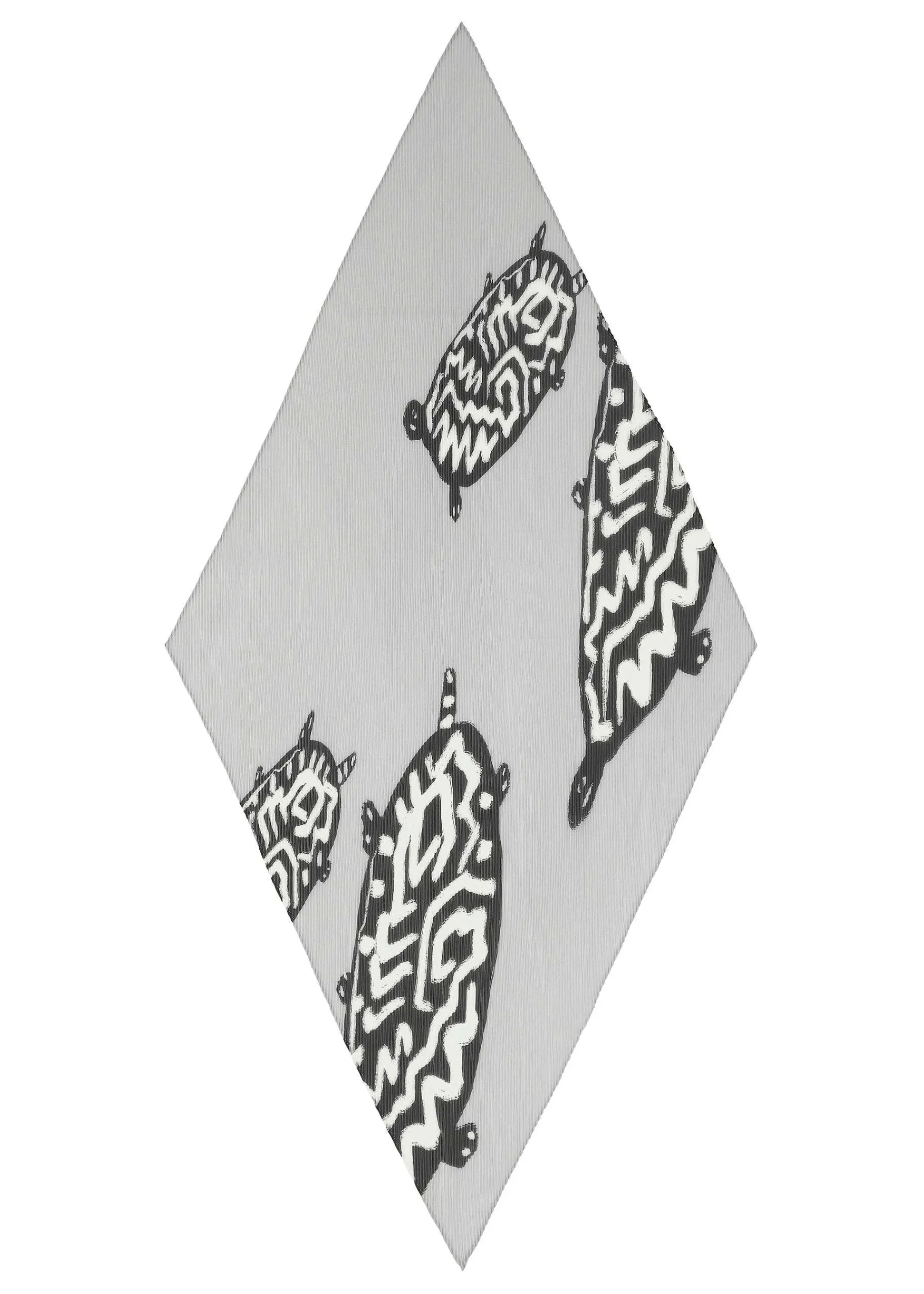 ISSEY MIYAKE Animal Pattern Pleats Stole Best Sale