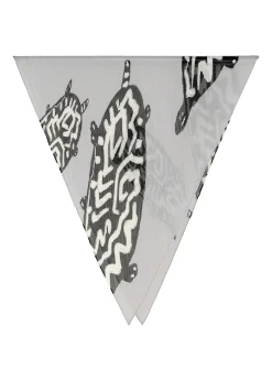 ISSEY MIYAKE Animal Pattern Pleats Stole Best Sale