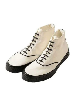 ISSEY MIYAKE Canvas Deck Shoes-Hi Discount