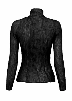 ISSEY MIYAKE Chiffon Twist Bk/Wt-46 Cheap