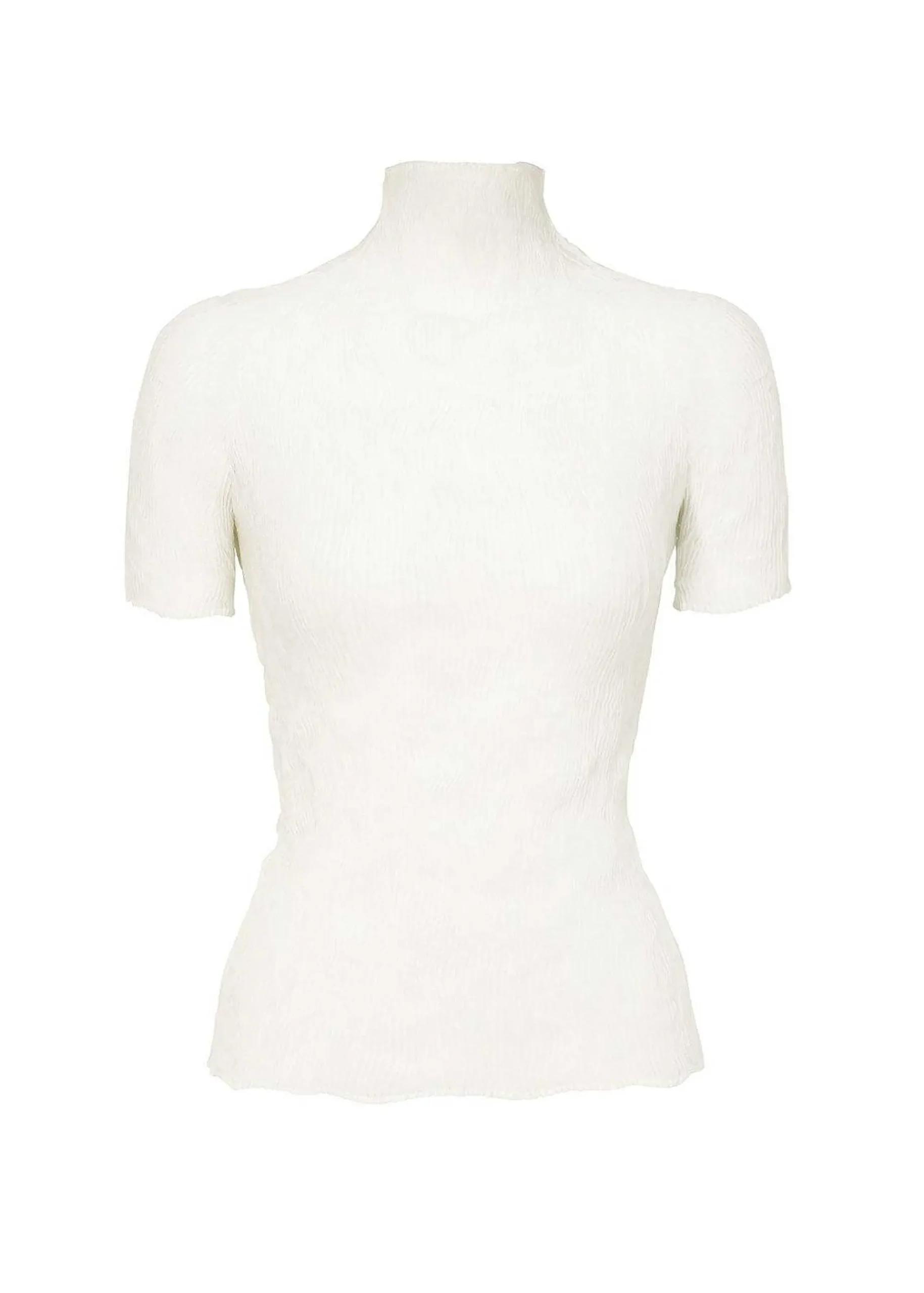 ISSEY MIYAKE Chiffon Twist Bk/Wt-46 Clearance