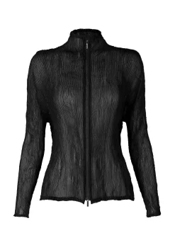 ISSEY MIYAKE Chiffon Twist Bk/Wt-46 Sale