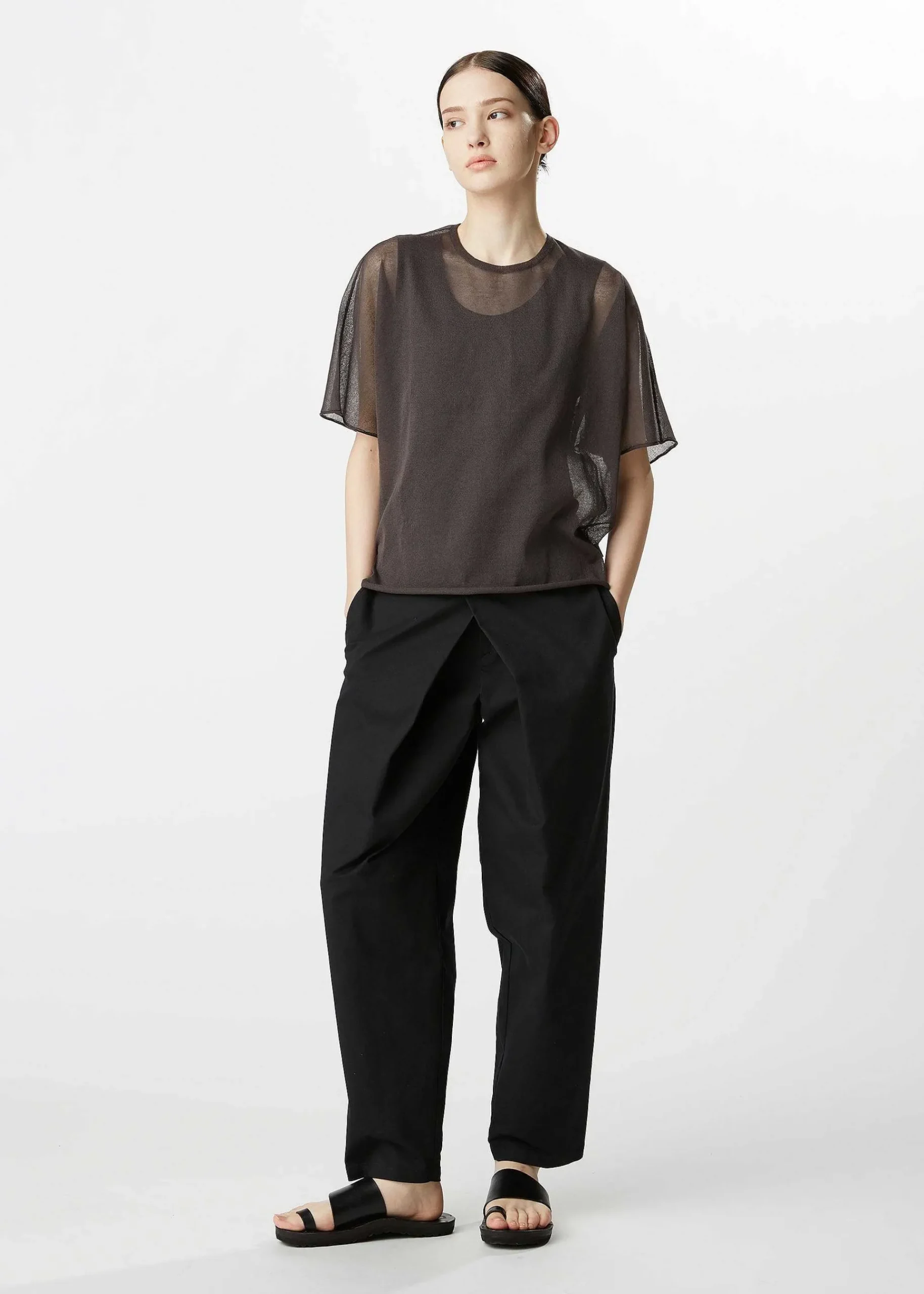 ISSEY MIYAKE Curling Sheer Knit Discount