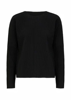 ISSEY MIYAKE Fine Knit Pleats Black Outlet