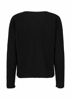 ISSEY MIYAKE Fine Knit Pleats Black Outlet