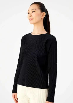 ISSEY MIYAKE Fine Knit Pleats Black Outlet