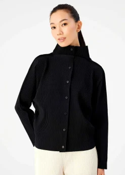 ISSEY MIYAKE Fine Knit Pleats Black Clearance