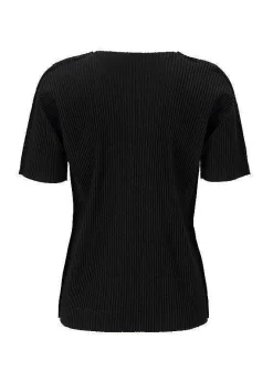 ISSEY MIYAKE Fine Knit Pleats Black New