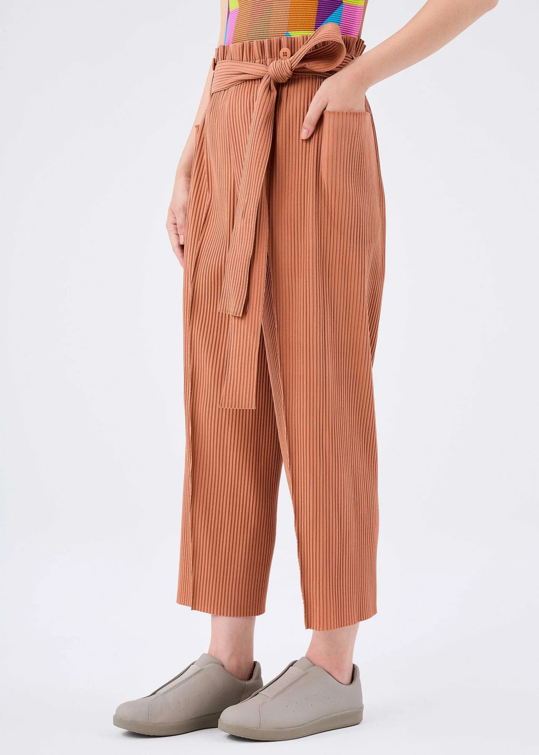 ISSEY MIYAKE Fine Knit Pleats Bottom 1 Sale
