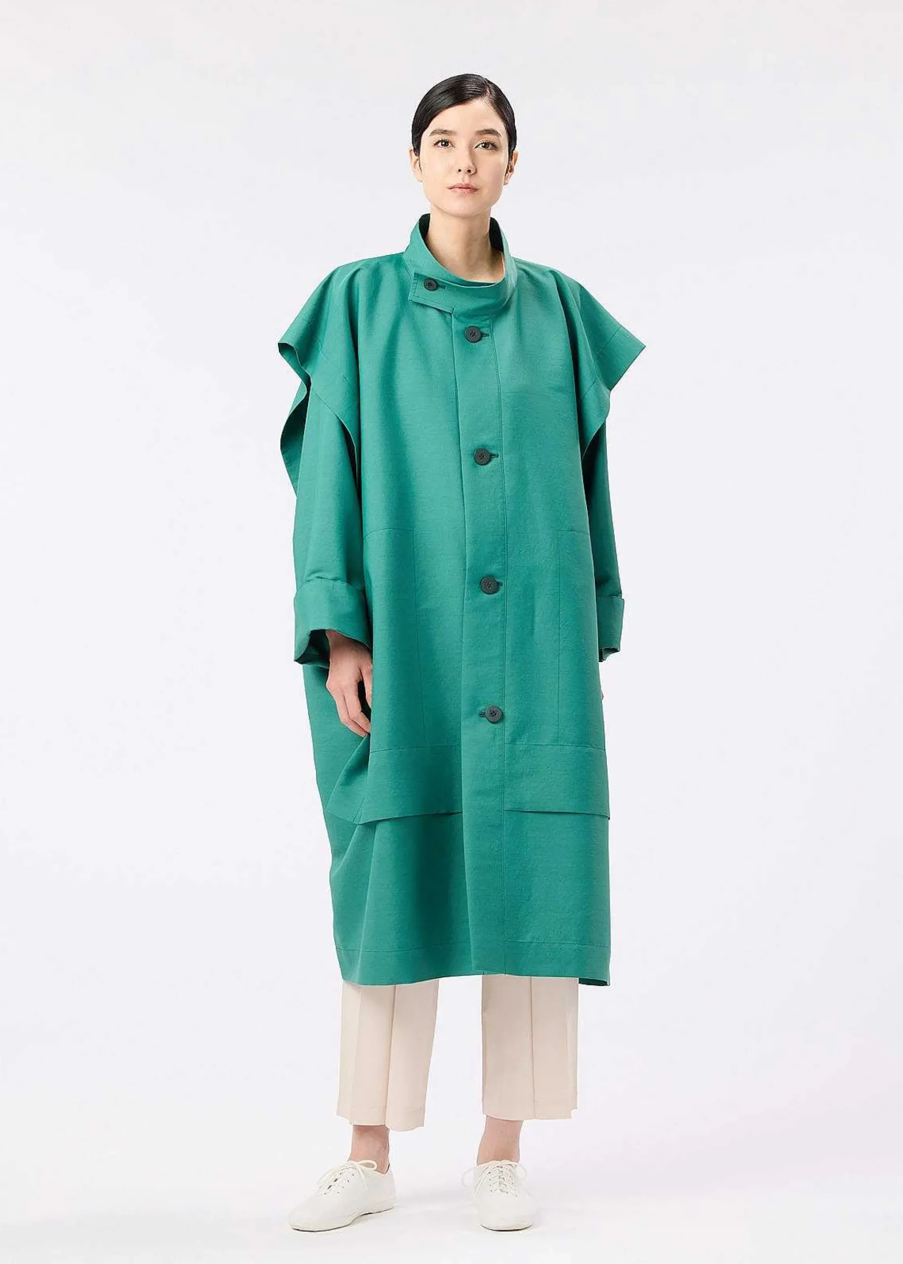 ISSEY MIYAKE Frame Wind Coat Discount