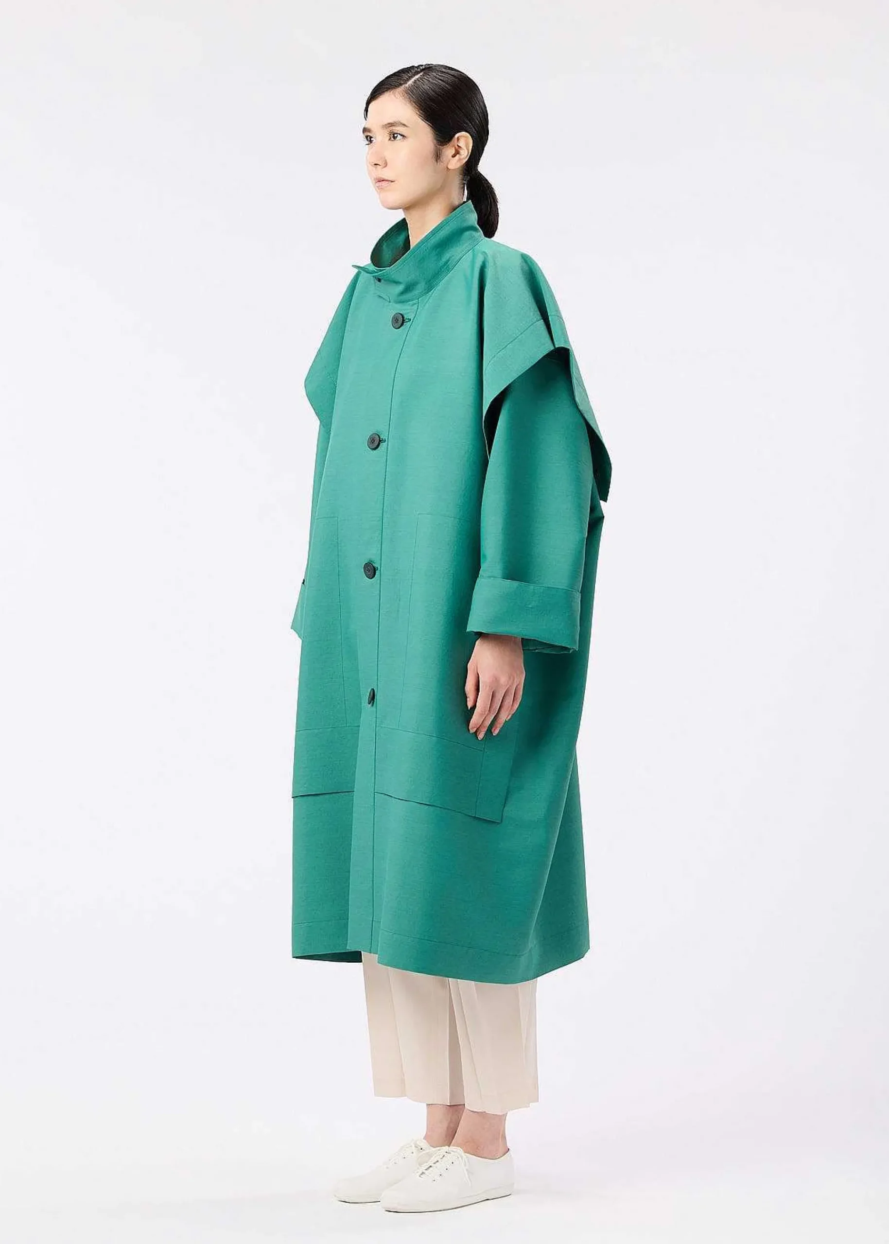 ISSEY MIYAKE Frame Wind Coat Discount