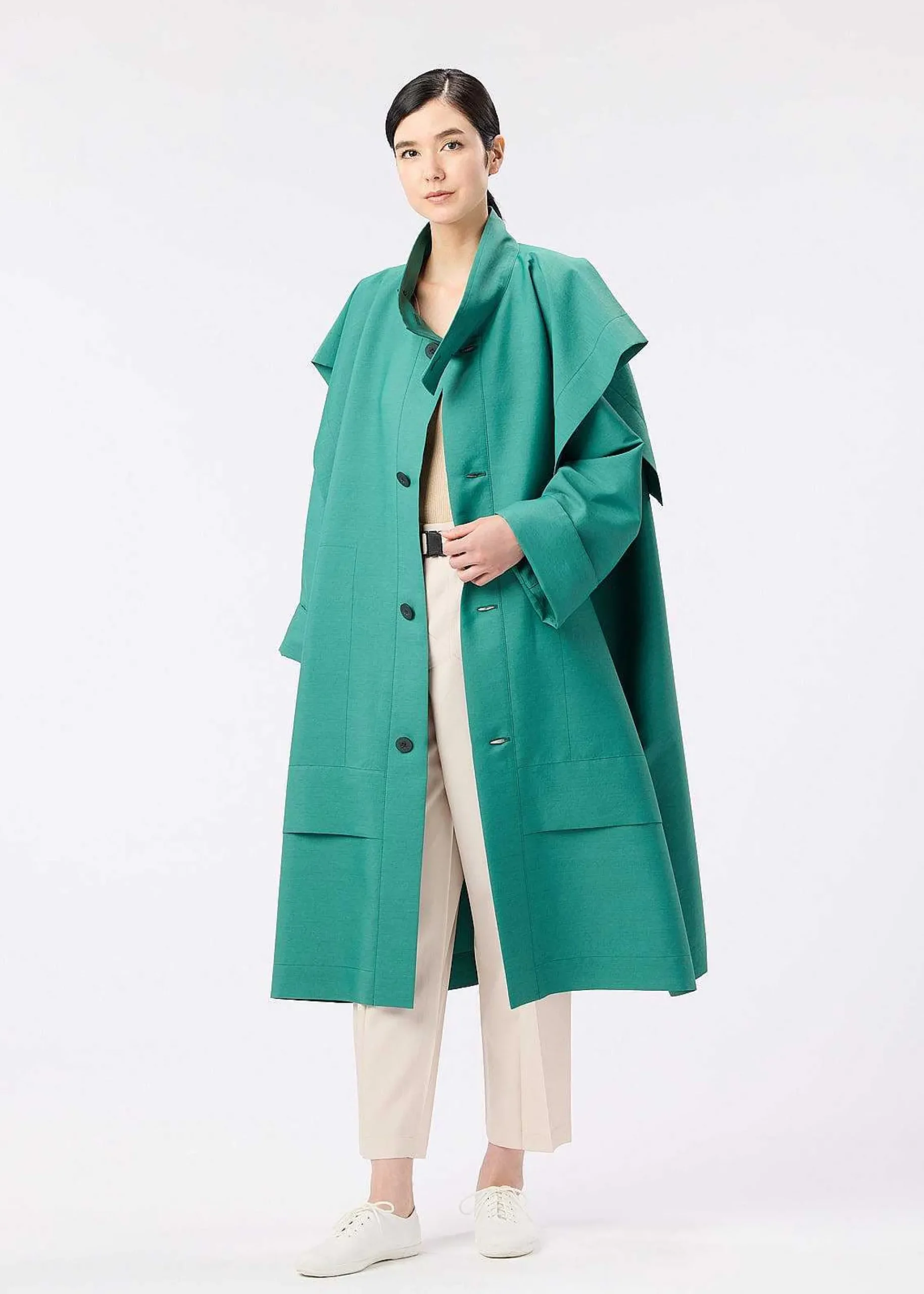 ISSEY MIYAKE Frame Wind Coat Discount