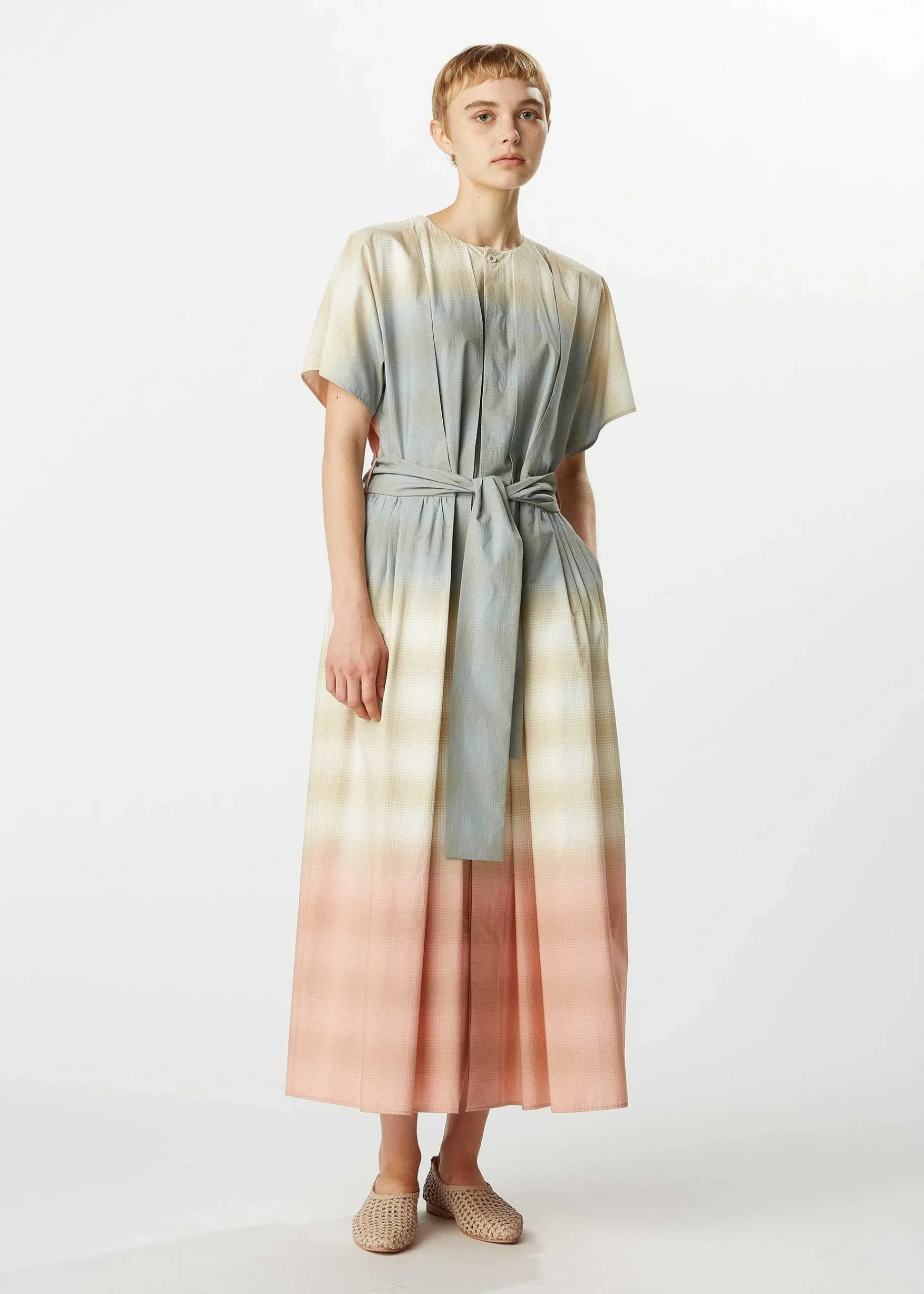 ISSEY MIYAKE Gradation Check Flash Sale