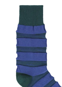 ISSEY MIYAKE Kasuri Border Socks Hot
