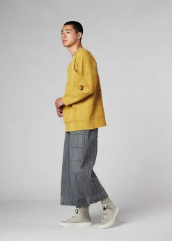 ISSEY MIYAKE Kasuri Knit Cheap