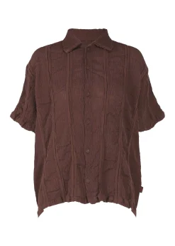 ISSEY MIYAKE Kyo Chijimi Stripe Flash Sale