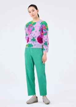 ISSEY MIYAKE Mix Fine Knit Pleats Bottom Fashion