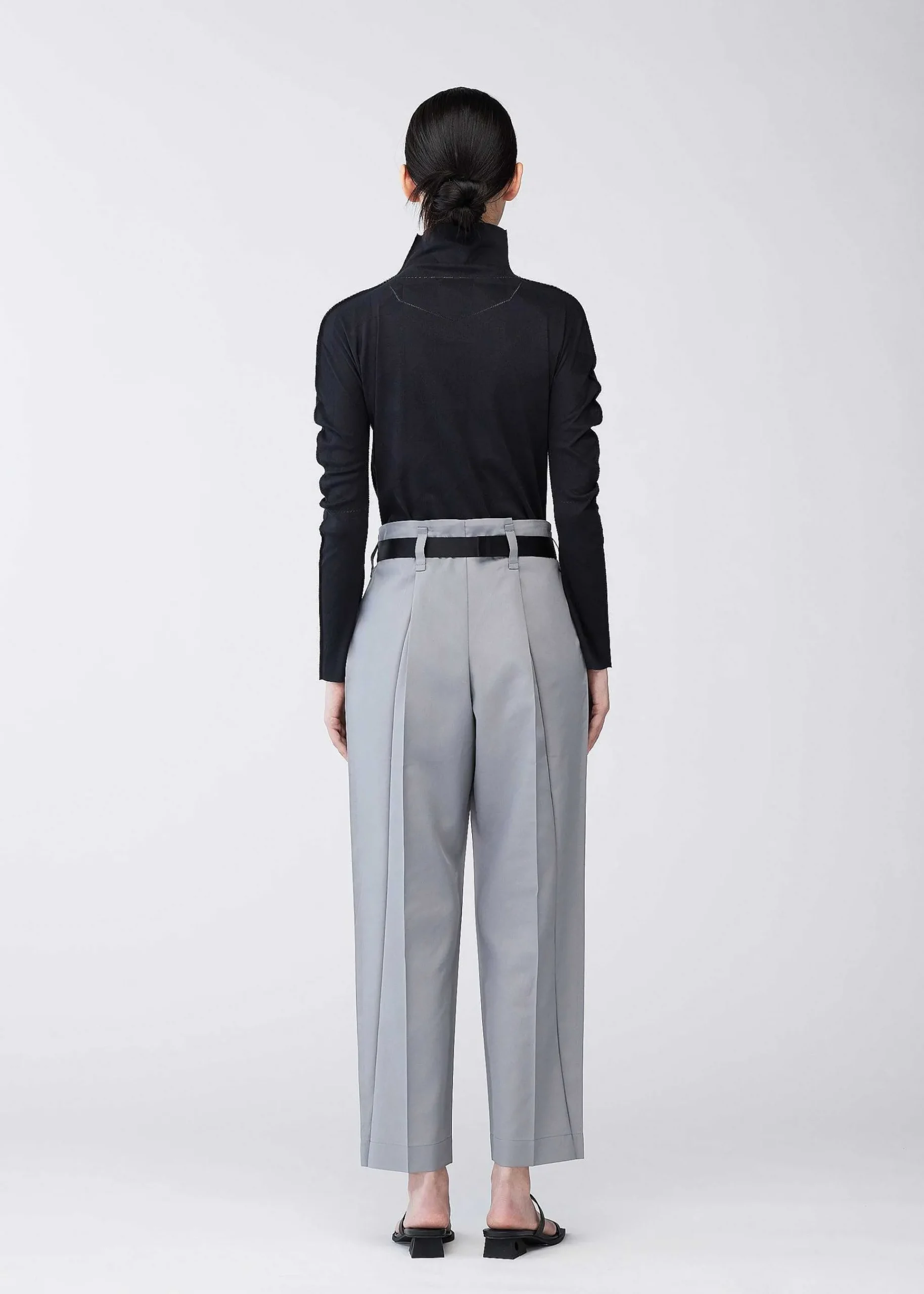 ISSEY MIYAKE Oblique Fold Bottoms Clearance