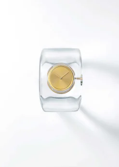 ISSEY MIYAKE O-Bold Designed By Tokujin Yoshioka Gold Fashion