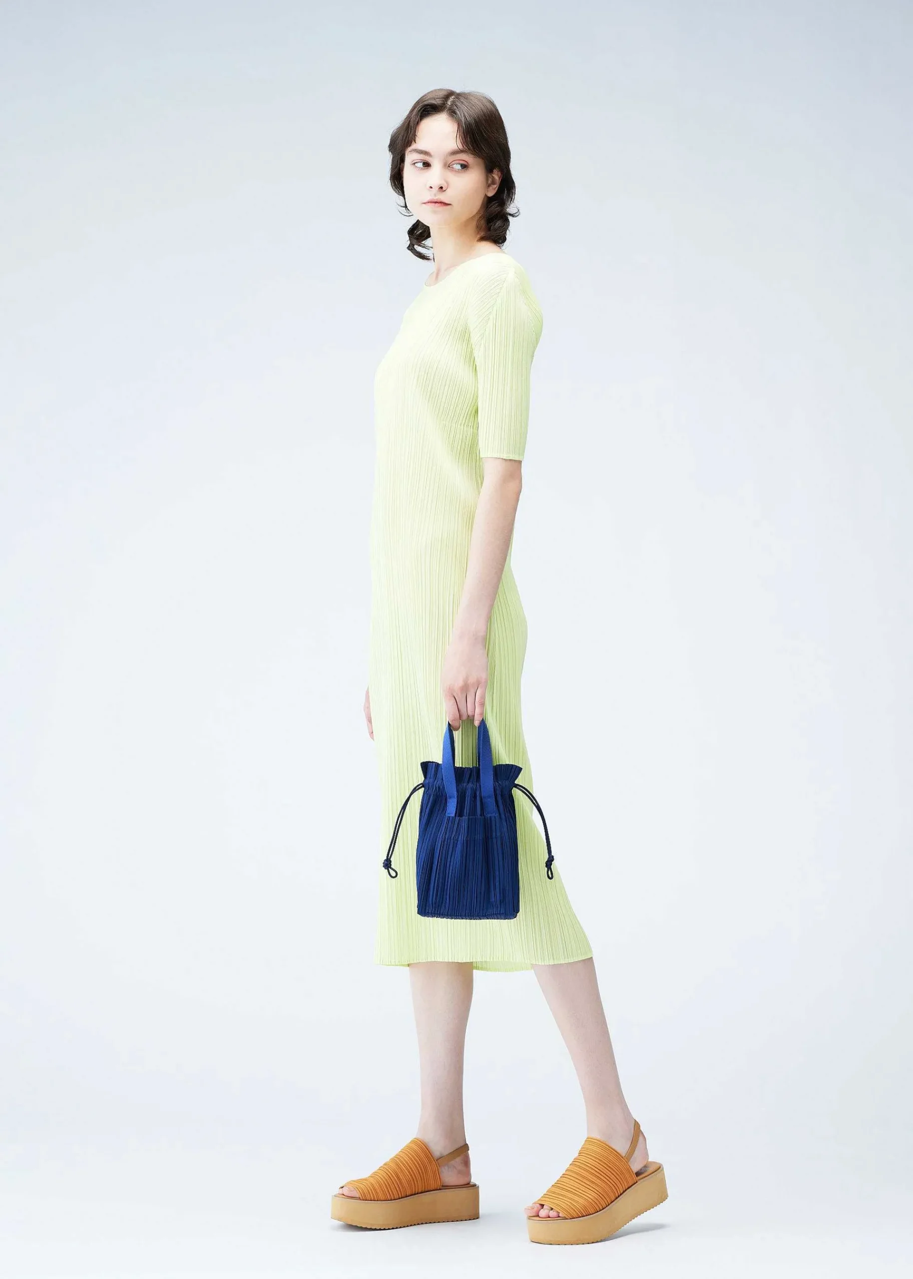 ISSEY MIYAKE Pleats Tote Bag New