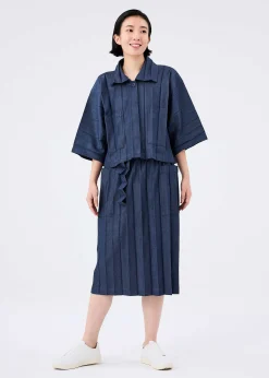 ISSEY MIYAKE Remetex Pleats Denim Best