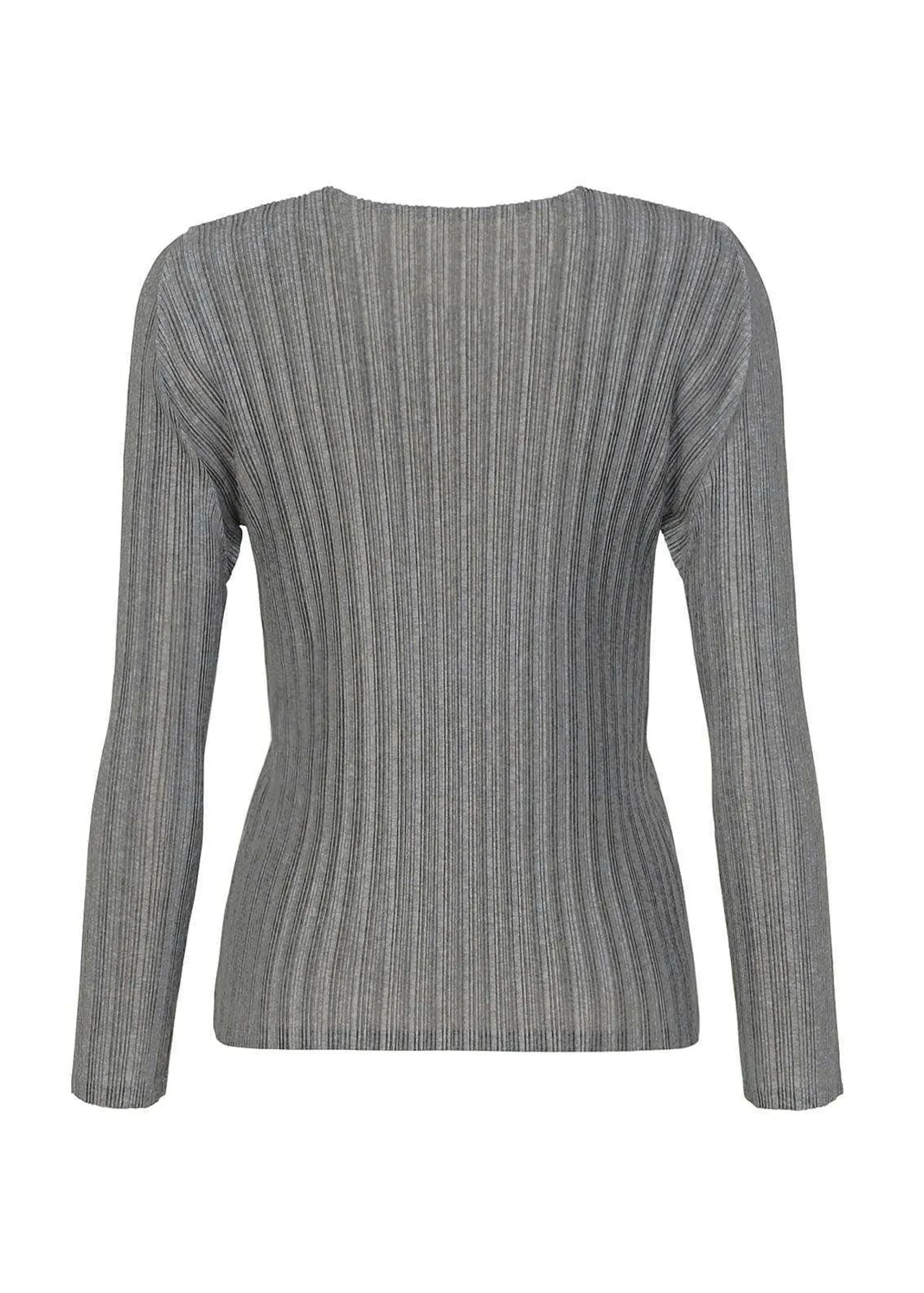 ISSEY MIYAKE Rib Pleats Basics Light Gray Clearance