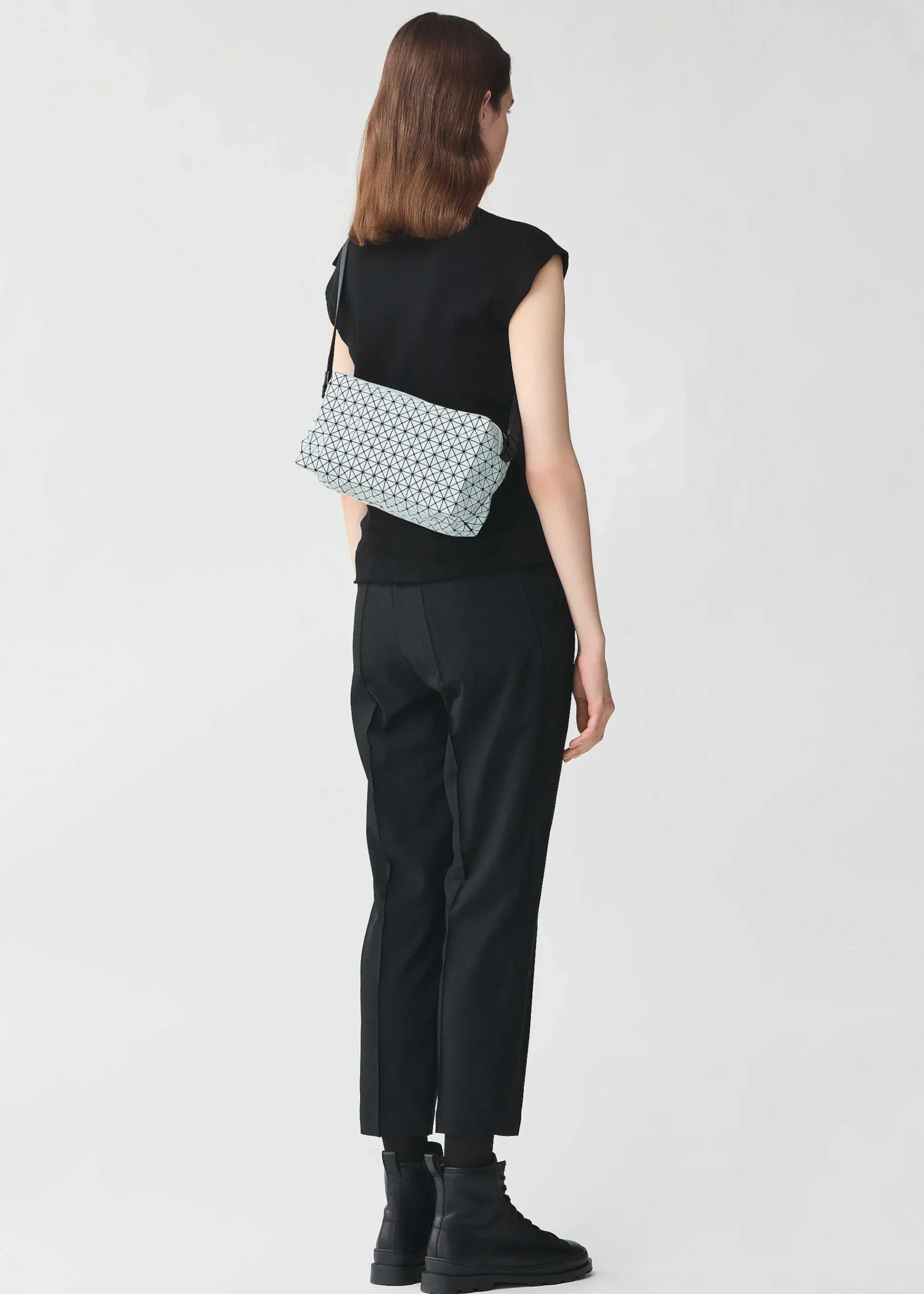 ISSEY MIYAKE Saddle Bag Light Gray Clearance