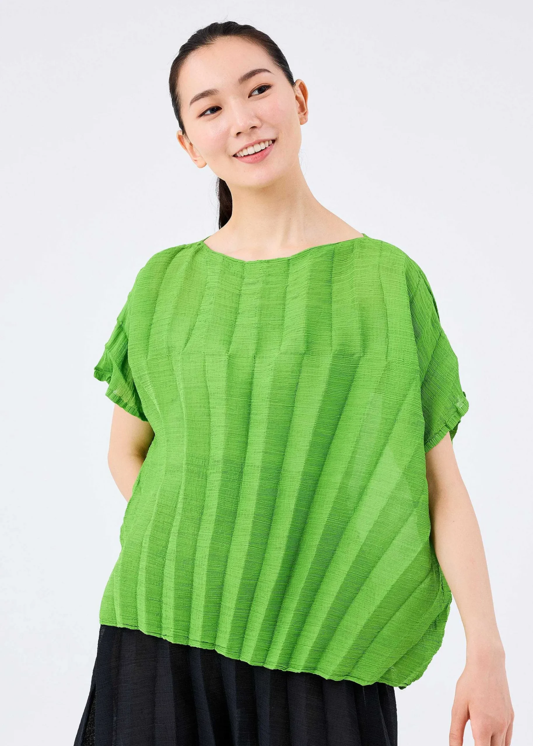 ISSEY MIYAKE Sector See-Through Crepe Best