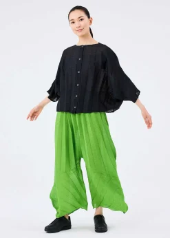 ISSEY MIYAKE Sector See-Through Crepe New