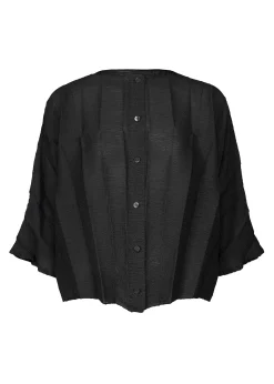 ISSEY MIYAKE Sector See-Through Crepe New