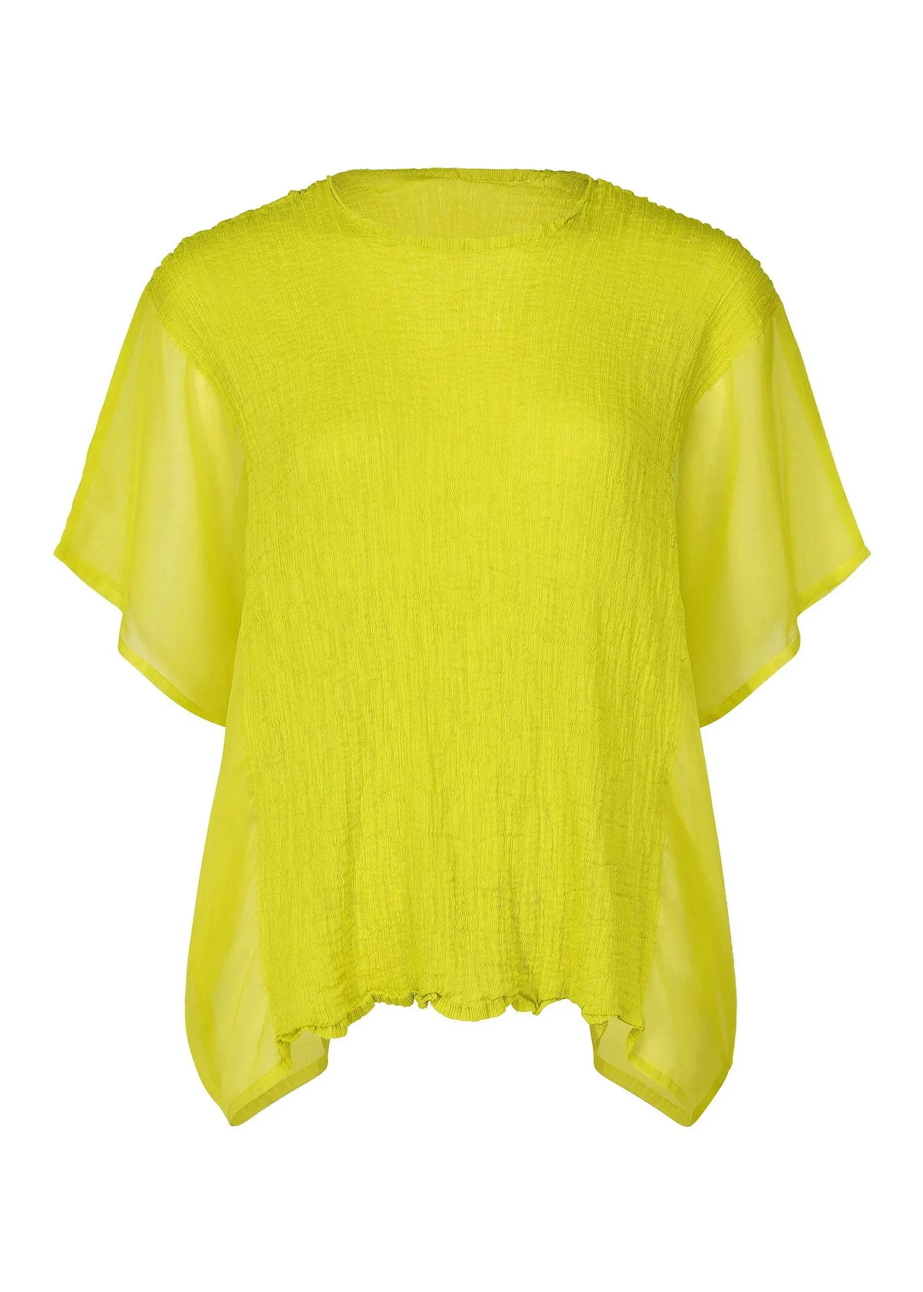 ISSEY MIYAKE Sheer See-Through Crepe Fashion