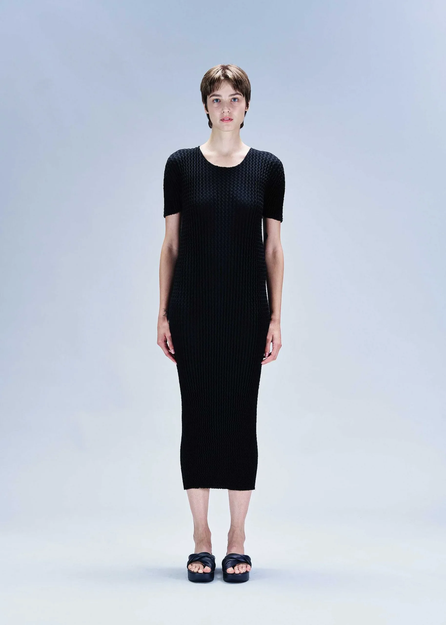 ISSEY MIYAKE Spongy Bk-46 Black Flash Sale