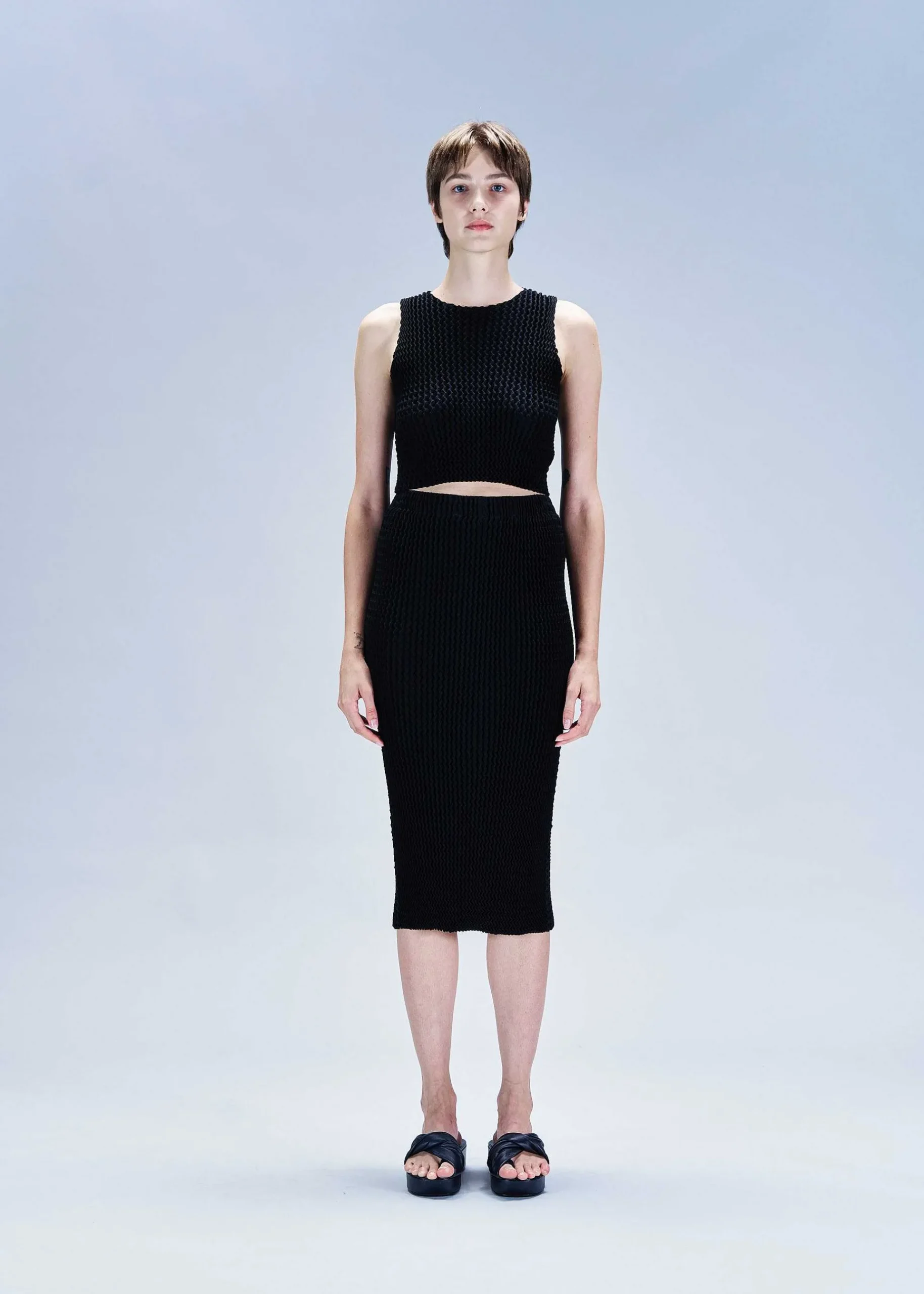 ISSEY MIYAKE Spongy Bk-46 Black Outlet