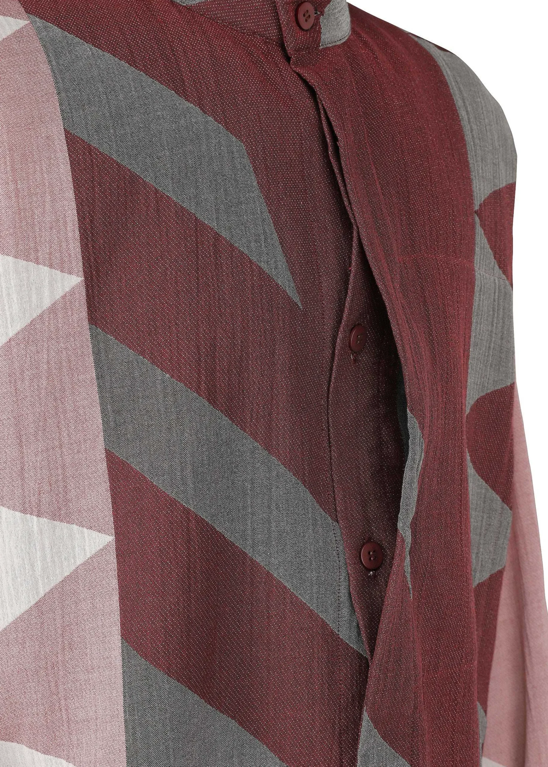 ISSEY MIYAKE Triangle Crepe Shirt Hot