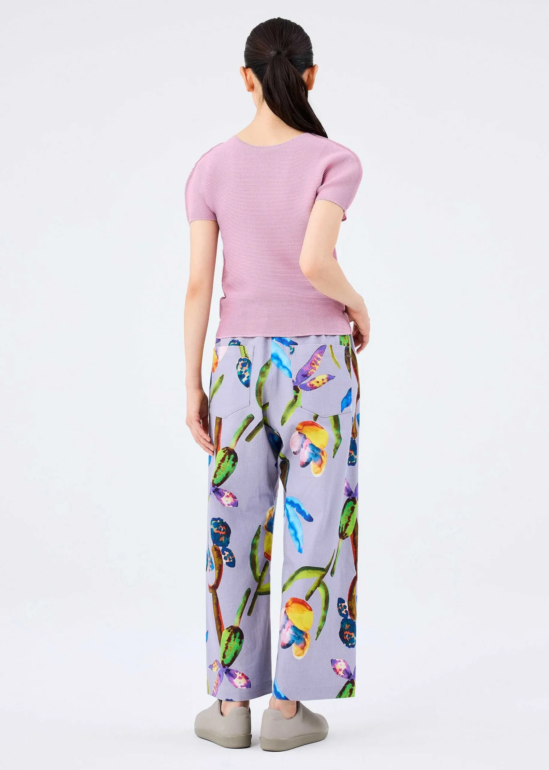 ISSEY MIYAKE Water Flower Stretch Bottom Discount