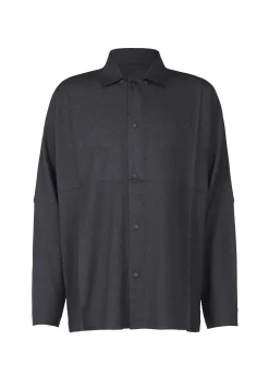 ISSEY MIYAKE Wool Like Compact Shirt Cheap